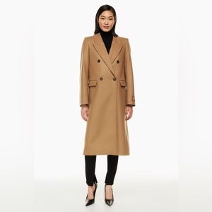Aritzia Babaton The Constant Wool Coat (Black)